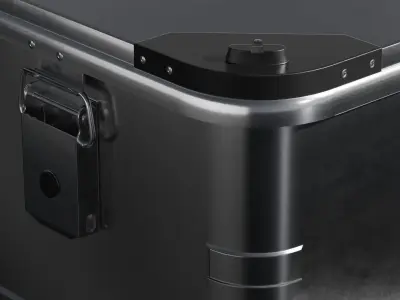 Aluminum Container 003 M 3D model