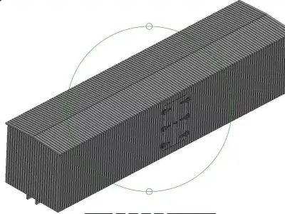1 Scale 1-12 wooden Boxcar kit Live Steam 3D print model