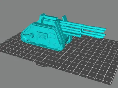 Rapier Laser Destroyer Array Cannon 3D print model