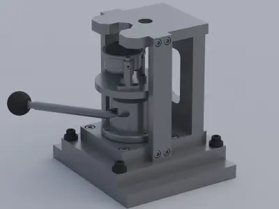 Drilling assembly machine 3D model