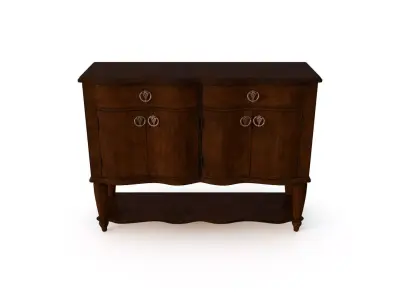 Liberty Furniture Cotswold Buffet in Cinnamon 3D model