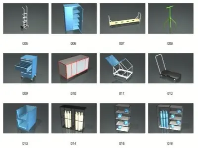 Dosch 3D - Industrial Objects V2 3D model