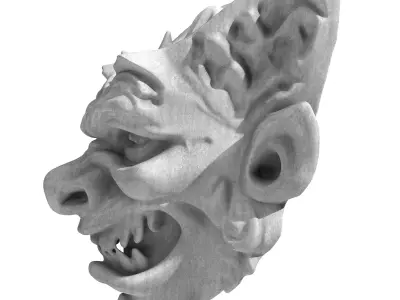 Gargoyle Head 6 3D model