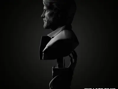 Joel bust from The Last Of Us Part II 3D print model 3D print model