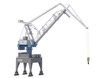 Portal Crane Ardelt Tukan heavy loads 3D model
