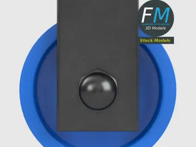 Small plastic wheel 3D model