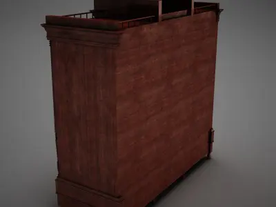 Antique Dresser 3D model