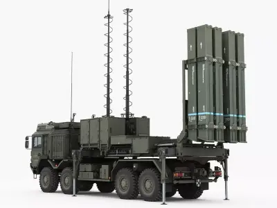 IRIS-T SLM Launcher 3D model