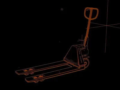 Pallet Jack Truck 3D model