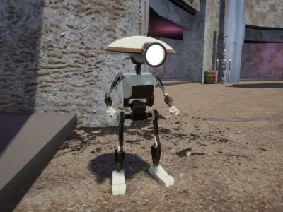 PIT DROID Star Wars Free 3D model