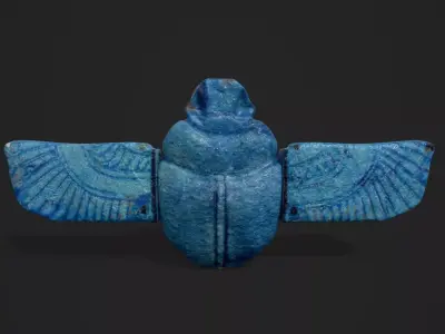 Egyptian scarab beetle Free 3D model