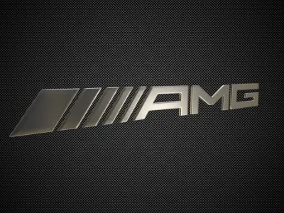 amg logo 3D model