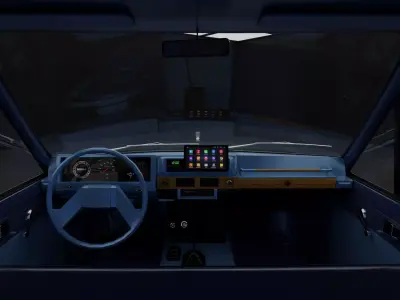 Nissan patrol 1986 Free 3D model