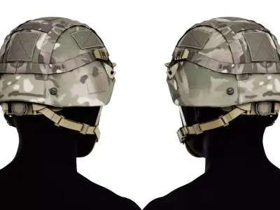REVISION MILITARY BATLSKIN COBRA HELMET Low-poly 3D model
