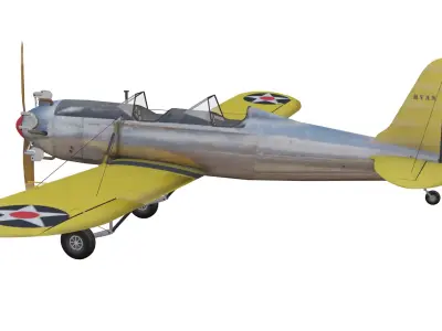 Ryan PT-22 Recruit Low-poly 3D model