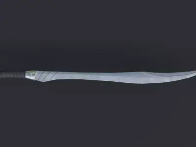 Fantasy Sword Low-Poly Low-poly 3D model