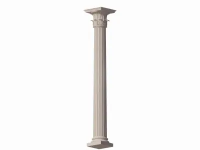 Corinthian Column Tower of the Wind 3D model