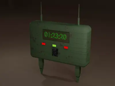 Timer Detonation Explosive 3D model