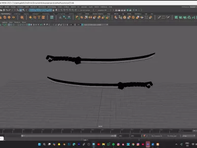 SWORD MODEL Low-poly 3D model order