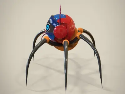Spider Robot 3D model order
