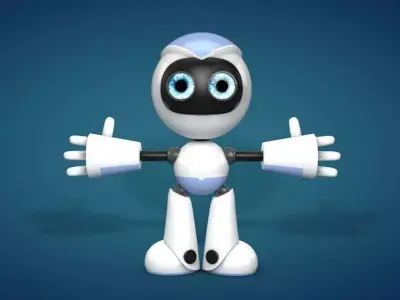 Simple Robot 3D model