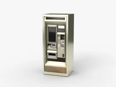 Card Vending Machine Low-poly 3D model