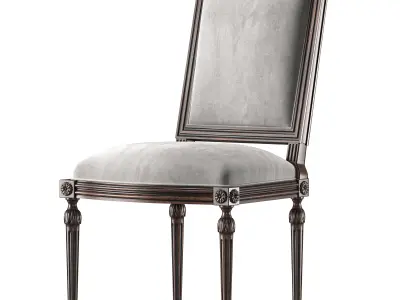 ebanista baladin table and chair 3D model