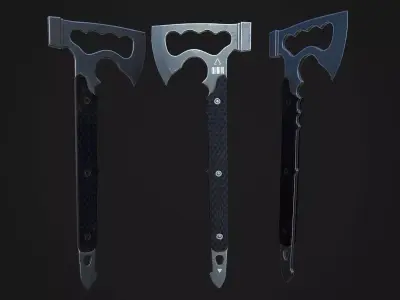 Modern Axe 08 Low-poly 3D model