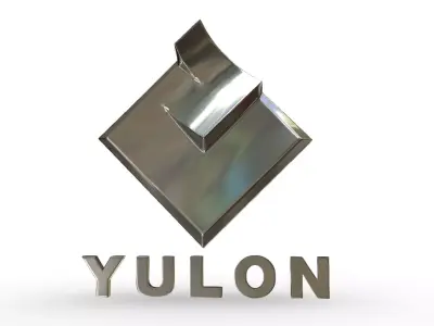 Yulon logo 3D model