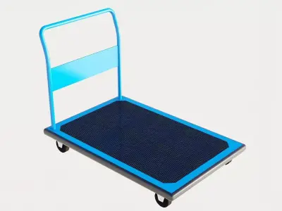 Platform Trolley Low-poly 3D model by memar-allahyarov
