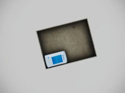 Wooden Pallet with Bag Low-poly 3D model