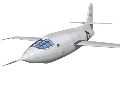 bell X-1 3D model purchase