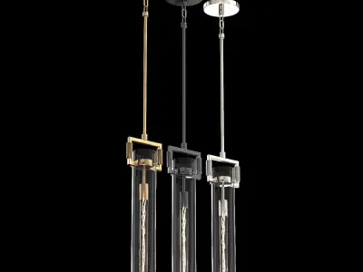 Machinist Glass Pendants 3D Model Pack