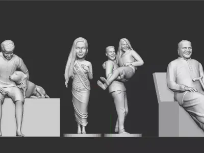 Miniature printable model  3D print model
