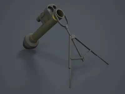 M47 Dragon M2 Plus  Low-poly 3D model