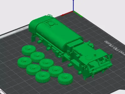 M978A4 HEMTT Tanker Truck 3D Print 3D print model