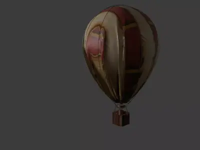 Hot air Balloon 3D model 23