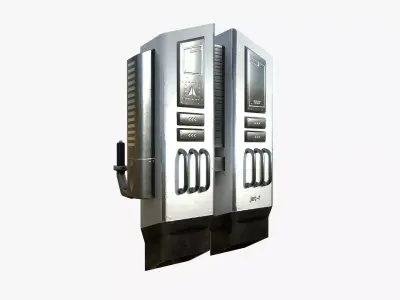 Jetpack F08 Light Steel - SciFi Character Design Low-poly 3D model