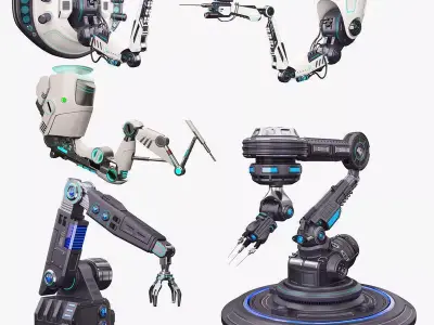 Robotic Arm Collection  3D model