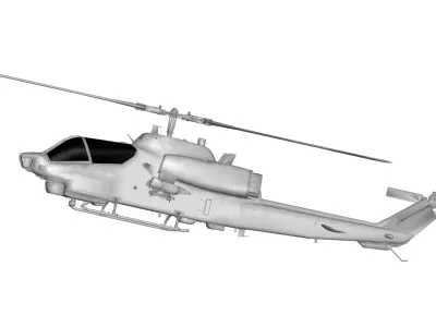 Bell AH-1 SuperCobra 3D model purchase
