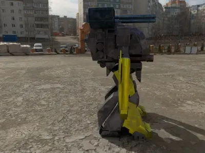 Robot transformers mod Low-poly 3D model