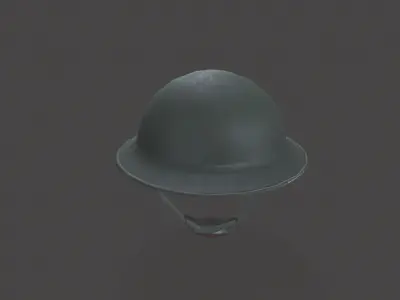Militery Helmet Low-poly 3D model buy