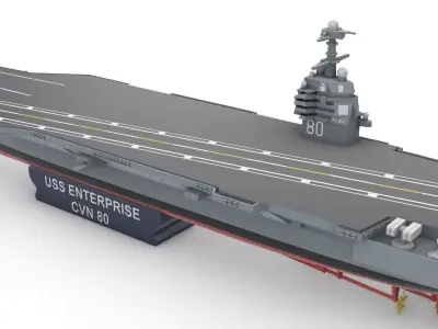 USS Enterprise  3D print model
