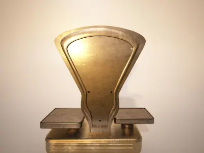 Pita Vintage Balance Scale 3D model
