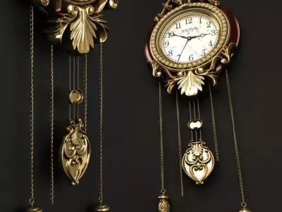 Hoiyu wall clock 3D model