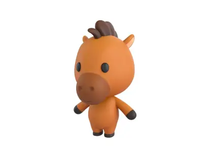 Character033 Horse 3D model