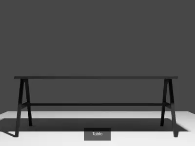 A collection of furniture in a barracks room for conscripts II 