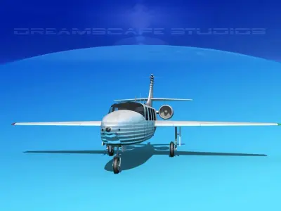 Piper Aerostar FJ-100 Fanjet V08 3D model