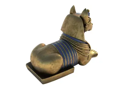 sphinx 4 Low-poly 3D model