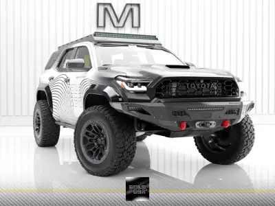 2025 TOYOTA 4Runner datamen X-BOW Front Offroad Metal Bumper 3D model